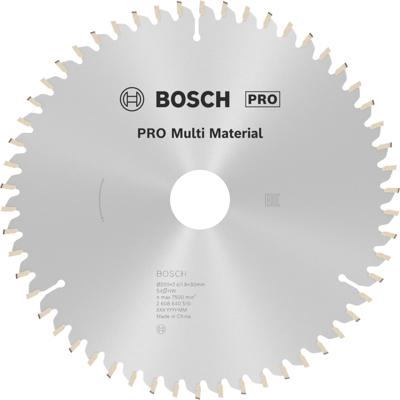 Bosch Accessoires Cirkelzaagblad Multi Material 200 x 30 x 2,4 mm, 54 1st - 2608640510