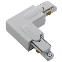 GB 34 L-koppelstuk - 1-fase - Aarde binnen - Grijs
