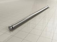 Wiesbaden chroom 3-delige stabilisatiestang 120cm