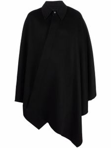 Nanushka poncho en laine - Noir