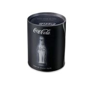 Coca Cola spaarpot zwart 10 x 13 cm   - - thumbnail