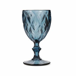 Wijnglas Bidasoa Ikonic Blauw 240 ml 6 Onderdelen