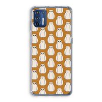 Uilen: Motorola Moto G9 Plus Transparant Hoesje Uilen: Motorola Moto G9 Plus Transparant Hoesje