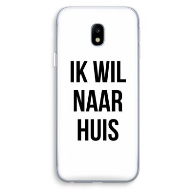 Ik wil naar huis: Samsung Galaxy J3 (2017) Transparant Hoesje