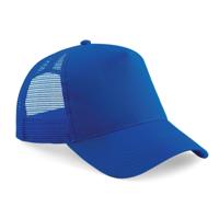 Truckers baseballcap - blauw - volwassenen - voordelige petjes/caps
