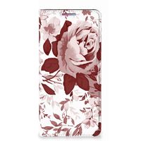 Bookcase Motorola Moto G60s Watercolor Flowers