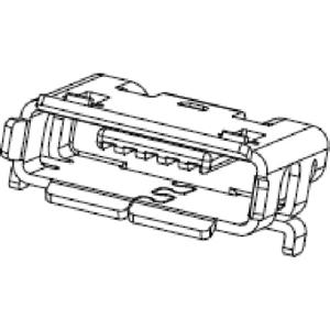 Micro USB Bus 475891001 Molex 1 stuk(s)