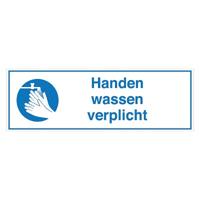 Pictogram Handen wassen verplicht 297x10