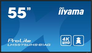 iiyama LH5575UHS-B1AG beeldkrant Digitale signage flatscreen 138,7 cm (54.6") LCD Wifi 500 cd/m² 4K Ultra HD Zwart Type processor Android 11 24/7