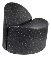 Zuiver Outdoor Fauteuil 'Bloom' kleur Zwart Galaxy