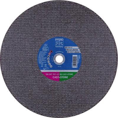 PFERD TOOLS 100 EHT 350-4,5 SG CAST+STONE/20,0 61329530 Doorslijpschijf recht 350 mm 10 stuk(s) Gietijzer, Pletbaar gietijzer, Beton