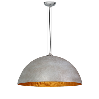 Mezzo tondo beton goud 50cm hanglamp