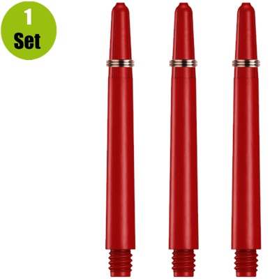 Lena Lena Nylon Dartshafts + Ring - Rood