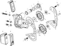 Sram achterderailleur "red etap" rear derail. red etap 32t 11sp