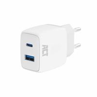 ACT USB-A & USB-C 20W snellader