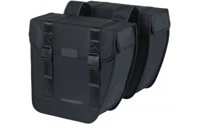 Tas Basil Tour Dubbel 28L - Zwart