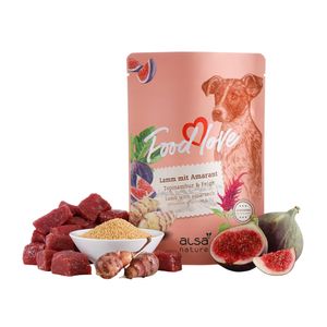 alsa-nature FOODLOVE Lam met amarant, aardpeer & vijg,  300 g, Aantal: 30 x 300 g