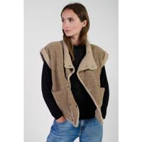 Le temps des cerises - Bruin | Dames | Gilet | Bruin | XS | regular | Kamst mode