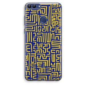 Majorelle Blue Print: Huawei P Smart (2018) Transparant Hoesje