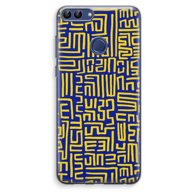 Majorelle Blue Print: Huawei P Smart (2018) Transparant Hoesje
