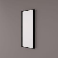 Badkamerspiegel metalen frame SPV9200BLI | 35x80 cm | Rechthoekig | Zwart