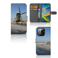 iPhone 14 Pro Flip Cover Schaatsers - thumbnail