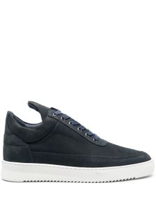 Filling Pieces baskets en daim - Bleu