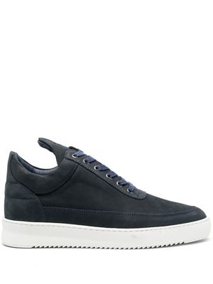 Filling Pieces baskets en daim - Bleu