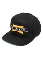 RHUDE casquette à logo brodé - Noir