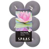 Geurtheelichtjes/waxinelichtjes - 12x - Fairy Waterlily - 4,5 branduren