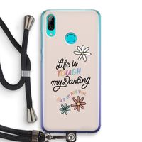 Tough Life: Huawei P Smart (2019) Transparant Hoesje met koord