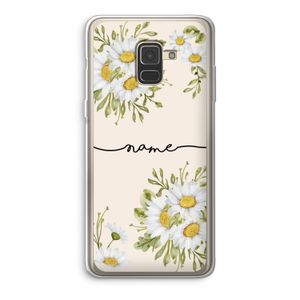 Daisies: Samsung Galaxy A8 (2018) Transparant Hoesje