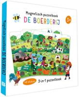 Magnetisch puzzelboek: De boerderij (Kartonboek)