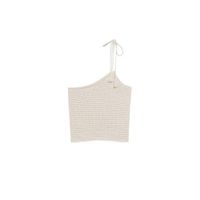 Mango off shoulder top beige - thumbnail