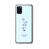 Bloom with grace: Samsung Galaxy A31 Transparant Hoesje