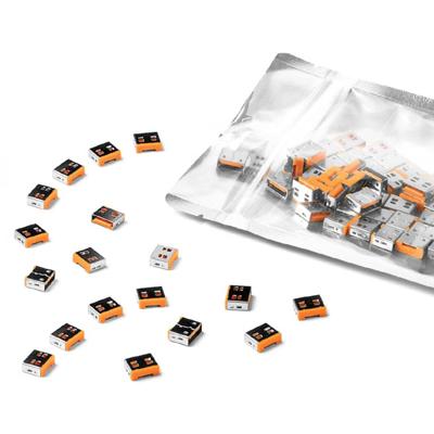 Smartkeeper UL03P2OR USB-A-poortslot Set van 100 stuks Oranje Zonder sleutel