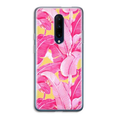 Pink Banana: OnePlus 7 Pro Transparant Hoesje