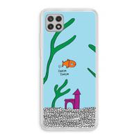 Aquarium: Samsung Galaxy A22 4G Transparant Hoesje