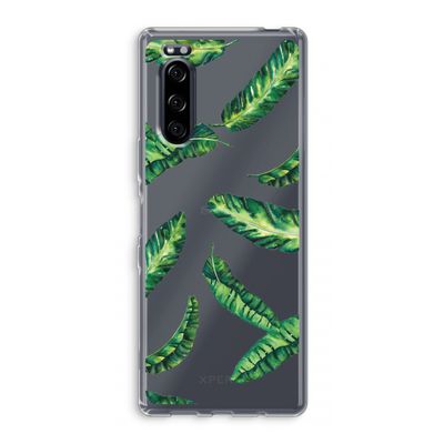 Lange bladeren: Sony Xperia 5 Transparant Hoesje