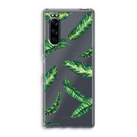 Lange bladeren: Sony Xperia 5 Transparant Hoesje