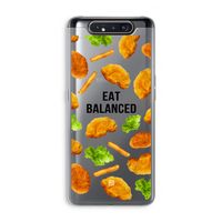 Eat Balanced: Samsung Galaxy A80 Transparant Hoesje