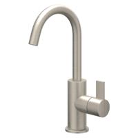 IVY Pact Wastafelkraan - Hoge Draaibare Uitloop - Geborsteld Nickel PVD