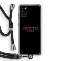 Retro: Samsung Galaxy A31 Transparant Hoesje met koord
