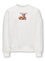 Kids ONLY winter sweater meisjes - wit - KogBila - oversize fit