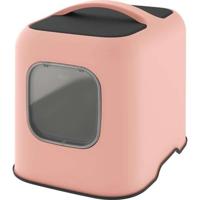 ROTHO - Kattentoilethuis 57 x 39 x 40 cm - Kattenbak - Roze