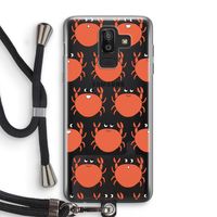 Krab: Samsung Galaxy J8 (2018) Transparant Hoesje met koord