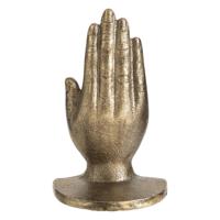 Leen Bakker - Boekensteun Aurora (1 Stuk) - Goudkleur - 18,5x11,5x7,5 Cm - Polyresin - Goudkleurig - 11.5x18.5x7.5 Cm