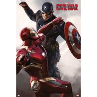 Poster Captain America Civil War Cap vs Iron Man 61x91,5cm - thumbnail