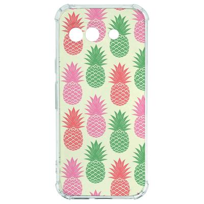 Google Pixel 9a Hoesje - Ananas TPU Antishock Google Pixel 9a Hoesje - Ananas TPU Antishock
