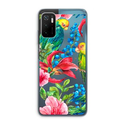 Papegaaien: Xiaomi Poco M3 Pro 5G Transparant Hoesje